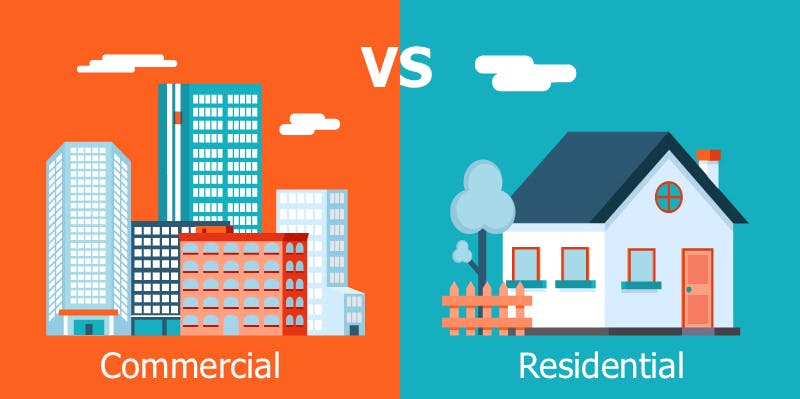 Residential v/s Commercial Properties